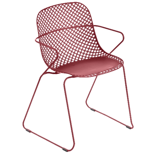 GF-5304 RAMATUELLE silla con brazos (rojo bossa nova)
